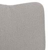 vidaXL fauteuil Gris clair 63 x 67 x 94 cm