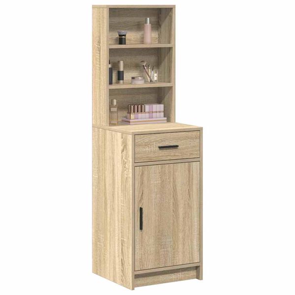 vidaXL Haut Armoire Ch&ecirc;ne Sonoma 40 x 40,5 x 135 cm Bois d'ing&eacute;nierie