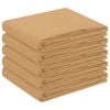vidaXL Tissu de Table 5 pc ovale Beige 130 x 220 cm Polyester