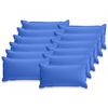 vidaXL Housse de coussin 12 pc HOUTEN Bleu royal 40 x 80 cm Polyester