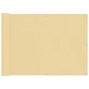 vidaXL &Eacute;cran de balcon Oxford alu enduit de PU