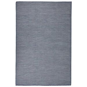 vidaXL Tapis &agrave; tissage plat d'ext&eacute;rieur 120x170 cm Bleu