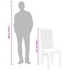 vidaXL Chaises à manger coussins 2 pcs marron bois massif caoutchouc