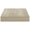 vidaXL &Eacute;tag&egrave;re murale flottante ch&ecirc;ne 40x23x3,8 cm MDF