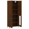 vidaXL Buffet haut Ch&ecirc;ne marron 69,5x34x180 cm Bois d'ing&eacute;nierie