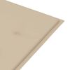 vidaXL Banc de jardin avec coussin 120 cm Bois d'acacia massif