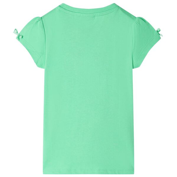 T-shirt pour enfants vert clair 140