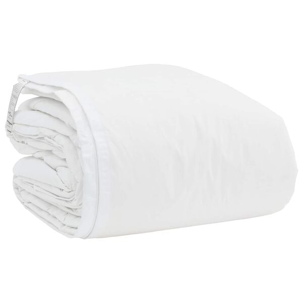 vidaXL Ensemble de Duvet avec oreiller 3 pcs Blanc Plume de canard