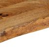 vidaXL Dessus de table &agrave; bord vivant 100x20x2,5cm bois massif manguier