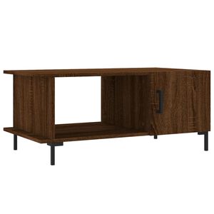vidaXL Table basse ch&ecirc;ne marron 90x50x40 cm bois d'ing&eacute;nierie