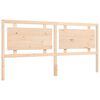 vidaXL Cadre de lit sans matelas 200x200 cm bois massif