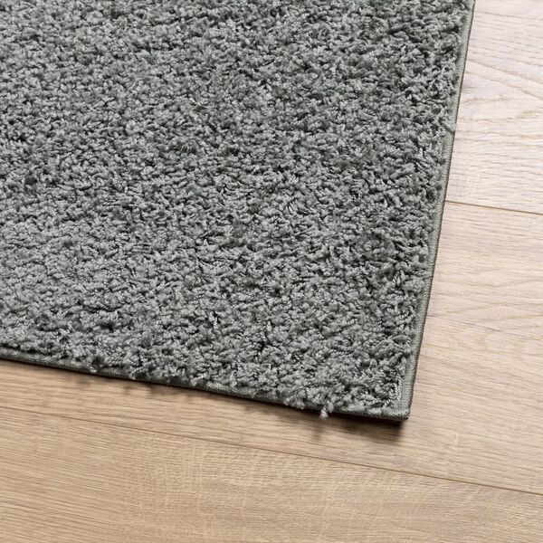 vidaXL Tapis shaggy PAMPLONA poils longs moderne vert 140x200 cm