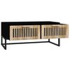 vidaXL Table basse noir 80x40x35 cm Bois d'ingénierie et fer