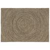 vidaXL Tapis de surface Naturel et noir 140 x 200 cm Jute