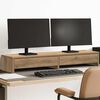 vidaXL Support de moniteur et tiroirs chêne artisanal bois ingénierie