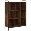 vidaXL Biblioth&egrave;que 57 x 33 x 111 cm Bois d'ing&eacute;nierie Ch&ecirc;ne fum&eacute;