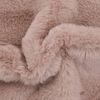 vidaXL Tapis 65 x 95 cm Fausse fourrure de lapin Vieux rose