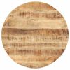 vidaXL Dessus de table Bois de manguier solide Rond 15-16 mm 40 cm