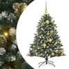 vidaXL Sapin de No&euml;l artificiel Vert 120 cm PVC, plastique et acier