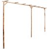 vidaXL Pergola Bambou 385 x 40 x 205 cm