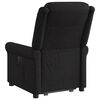 vidaXL Fauteuil inclinable noir tissu