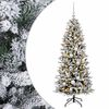 vidaXL Sapin de No&euml;l artificiel avec boules 150 cm 150 LED Blanc chaud