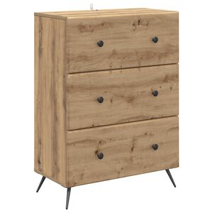vidaXL Armoire &agrave; tiroirs 66 x 34,5 x 90 cm Bois d'ing&eacute;nierie