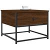 vidaXL Table basse chêne marron 51x51x40 cm bois d'ingénierie
