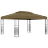 vidaXL Chapiteau 3x4 m Taupe 180 g/m&sup2;