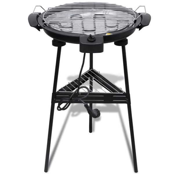 vidaXL Barbecue rond &eacute;lectrique de jardin