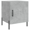 vidaXL Tables de chevet 2 pcs gris b&eacute;ton 40x40x50 cm bois d&rsquo;ing&eacute;nierie