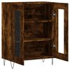 vidaXL Buffet ch&ecirc;ne fum&eacute; 69,5x34x90 cm bois d'ing&eacute;nierie