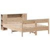 vidaXL Lit biblioth&egrave;que sans matelas 140x190 cm bois de pin massif