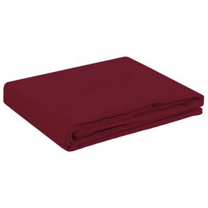 vidaXL Tissu de Table Rond Bordeaux &Oslash; 180 cm Polyester