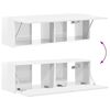 vidaXL Meuble TV 8 pcs Blanc brillant