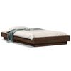 vidaXL Cadre de lit sans matelas ch&ecirc;ne marron 90x190 cm