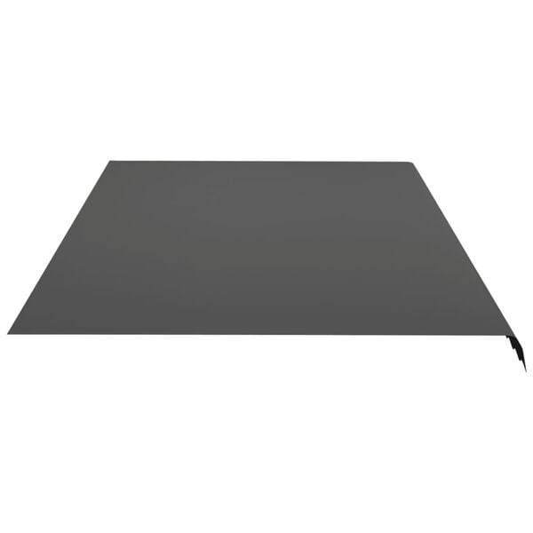 vidaXL Tissu de remplacement pour auvent Anthracite 6x3,5 m