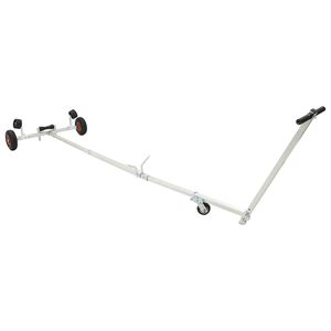 vidaXL Remorque de bateau r&eacute;glable avec pneus pneumatiques 200 kg Load