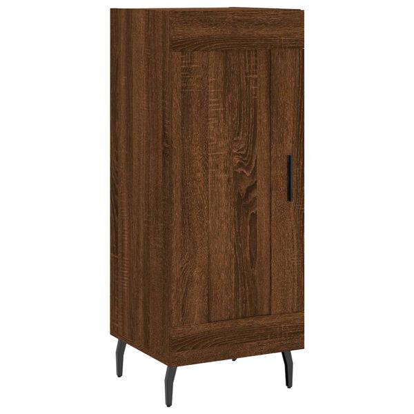 vidaXL Buffet Ch&ecirc;ne marron 34,5x34x90 cm Bois d'ing&eacute;nierie