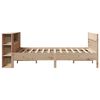 vidaXL Lit biblioth&egrave;que sans matelas 135x190 cm bois de pin massif