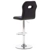vidaXL Chaises de bar lot de 2 bleu similicuir