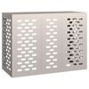 vidaXL Housse de climatiseur Rouill&eacute; 110 x 50 x 80 cm Acier patin&eacute;