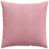 vidaXL Coussins de canapé 2 pcs Rose 60 x 60 cm