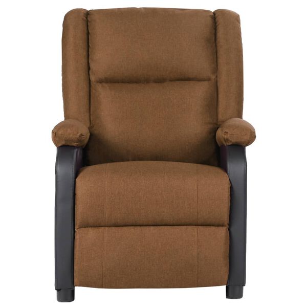 vidaXL Fauteuil de massage électrique taupe similicuir et tissu