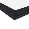 vidaXL Sommier &agrave; lattes de lit avec matelas noir 80x210 cm velours