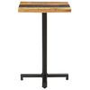 vidaXL Table de bistro Carrée 50x50x75 cm Bois de récupération massif