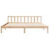 vidaXL Cadre de lit extra long sans matelas 200x210 cm bois massif pin