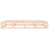 vidaXL Cadre de lit sans matelas 140x190 cm bois massif