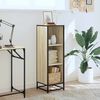 vidaXL Bibliothèque chêne sonoma 33,5x33x107,5 cm bois d'ingénierie