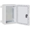 vidaXL Armoire de contr&ocirc;le Gris 47 x 20 x 60 cm Plastic ABS